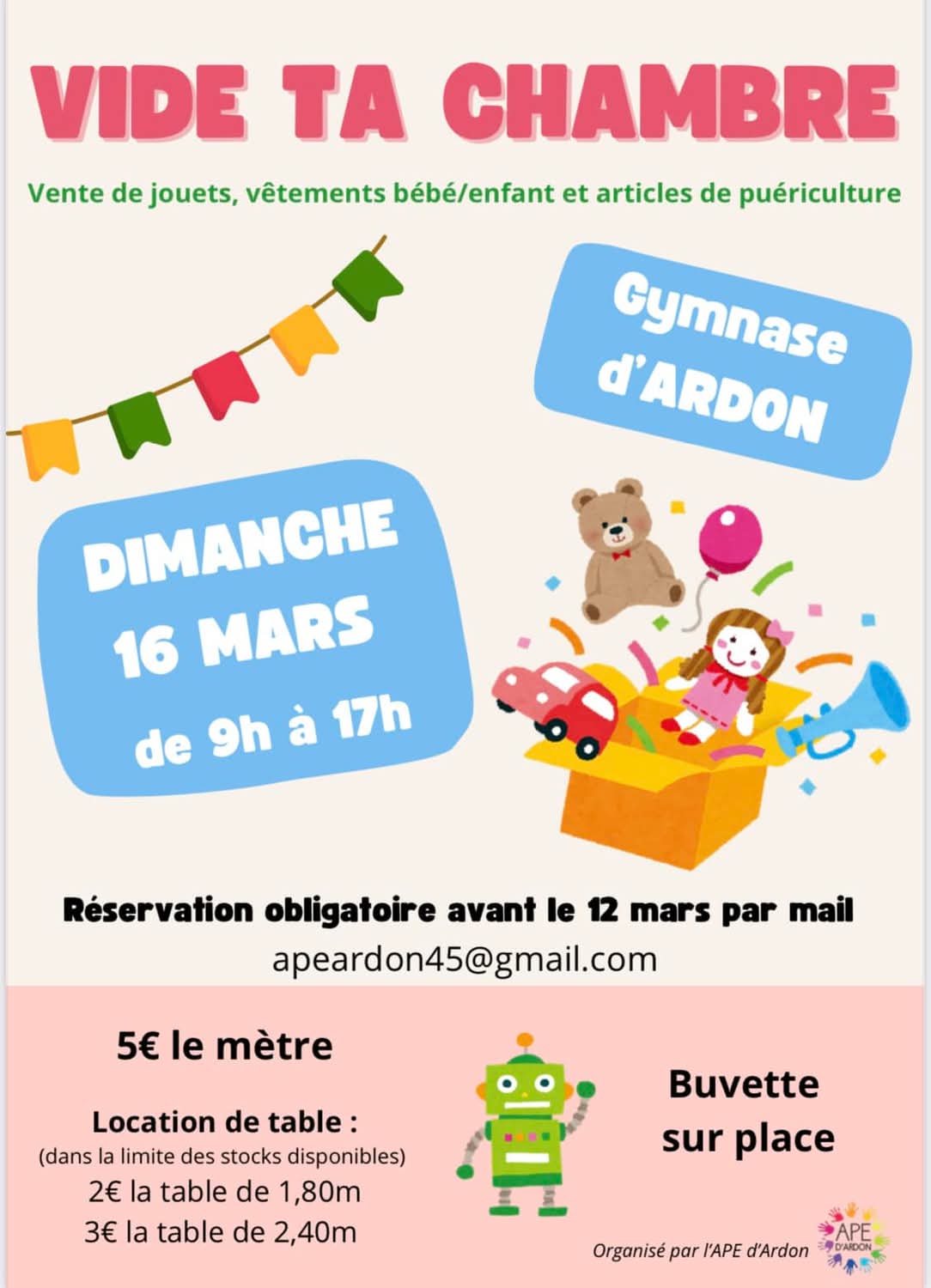 Vide ta chambre Ardon 16 03 25