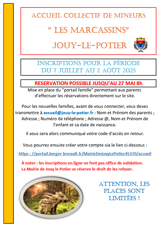 Centre loisirs Jouy 24 04 25