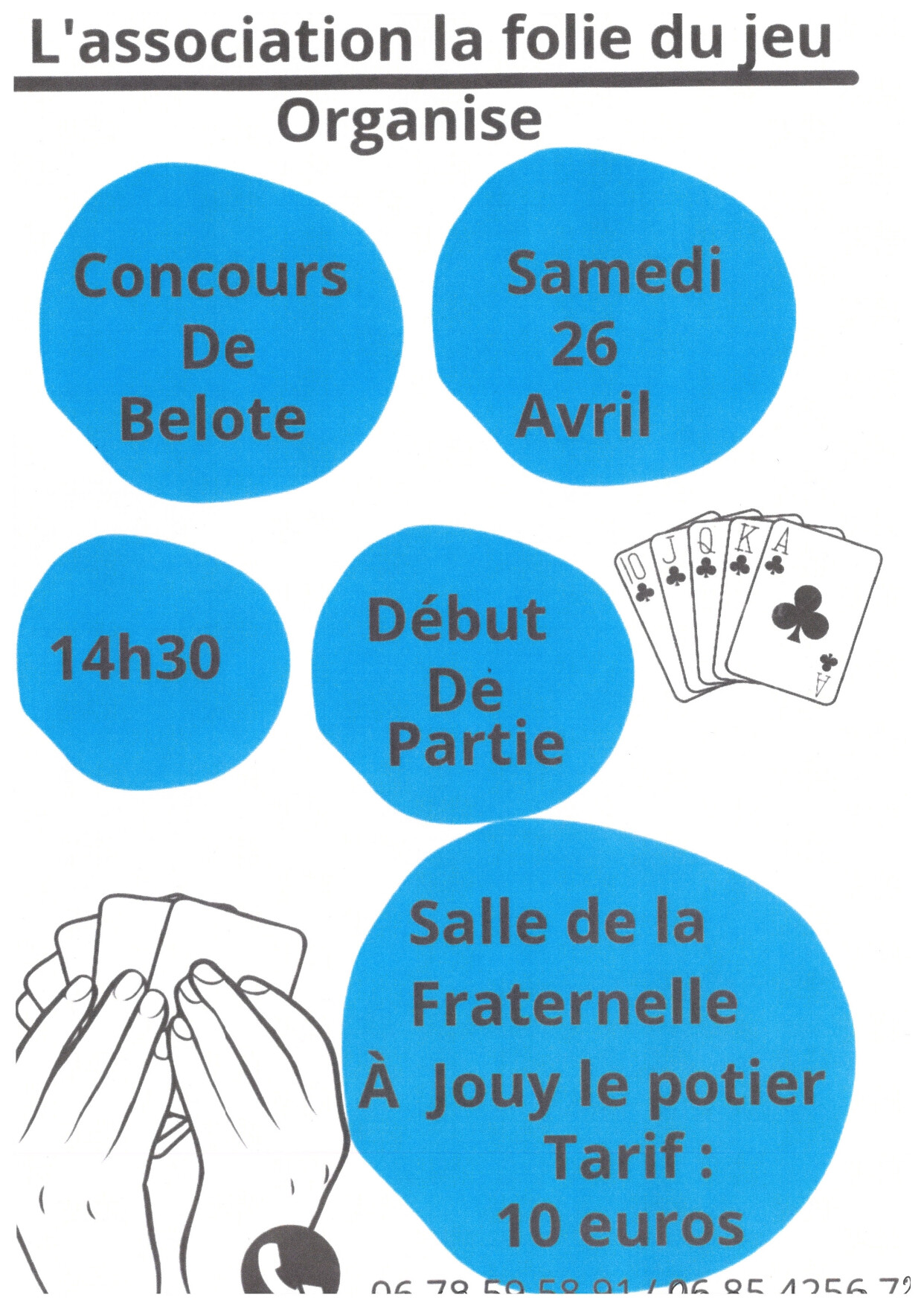 Concours belote Jouy 26 04 25