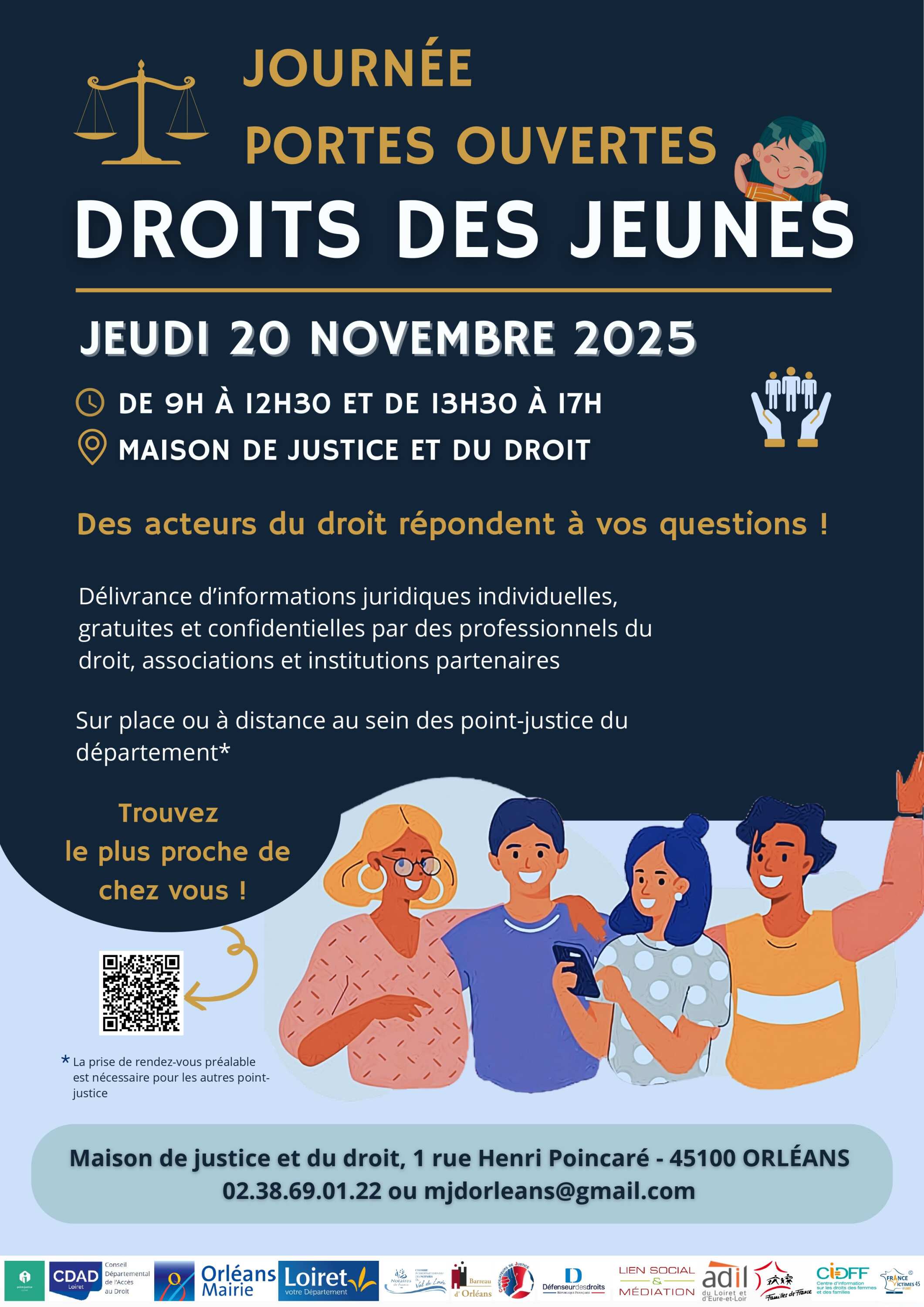 Maison justice droits jeunes PO Orleans 20 11 25