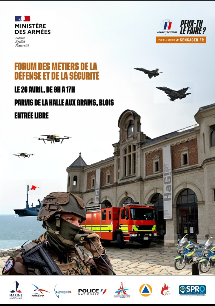 Forum des metiers defense Blois 26 04 25