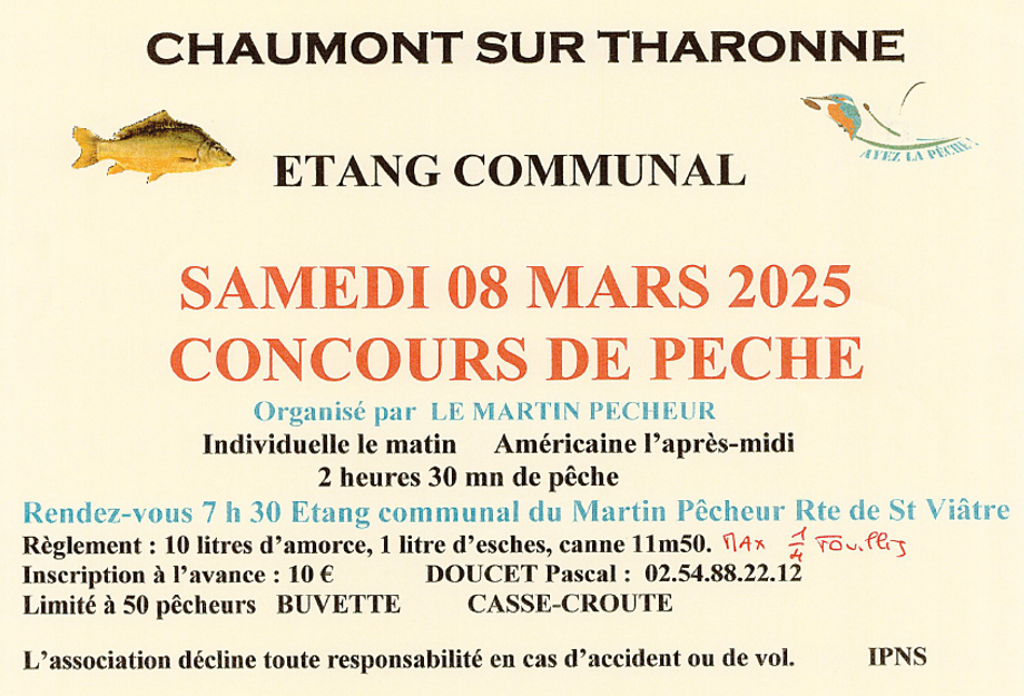Concours peche chaumont 08 03 25
