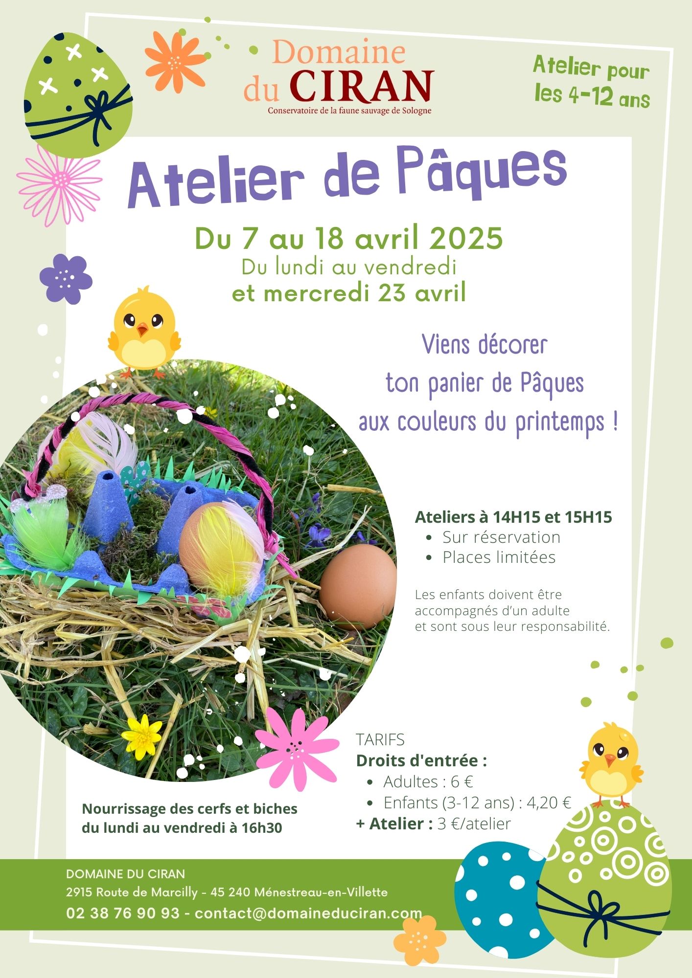 Atelier de Paques avril 2025