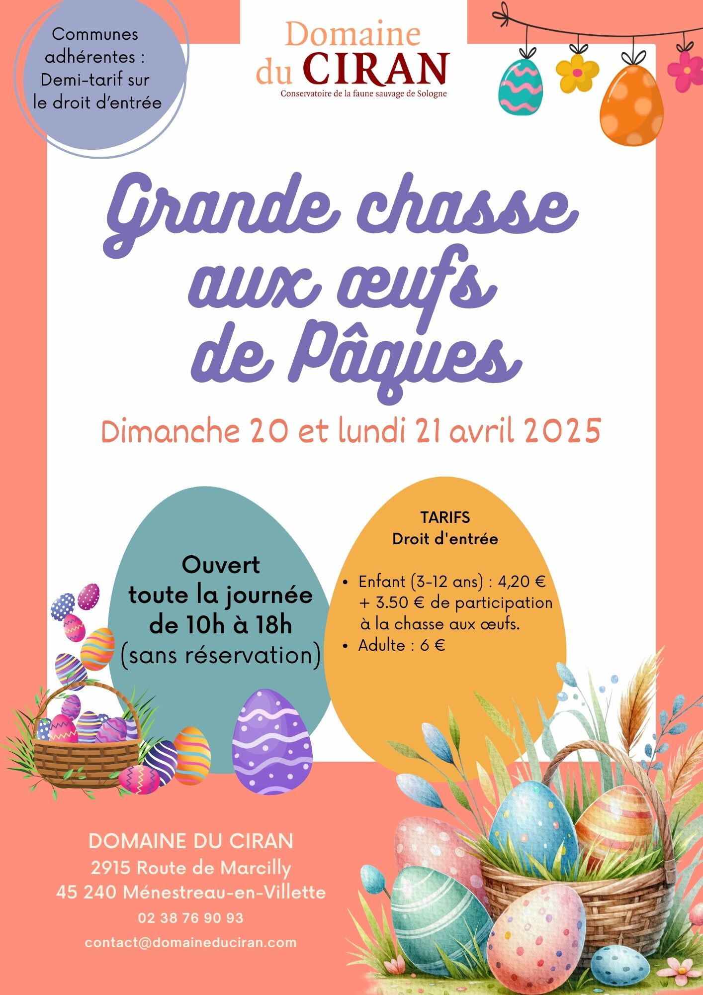 Chasse oeufs Ciran 20 04 25