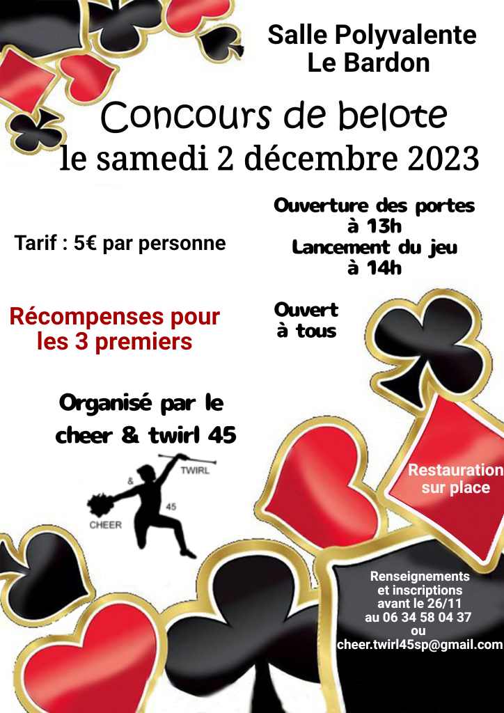 Concours belote 2 12 2023