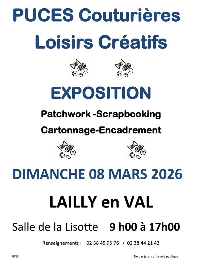Puces Couturires Loisirs cratifs Lailly 08 03 26