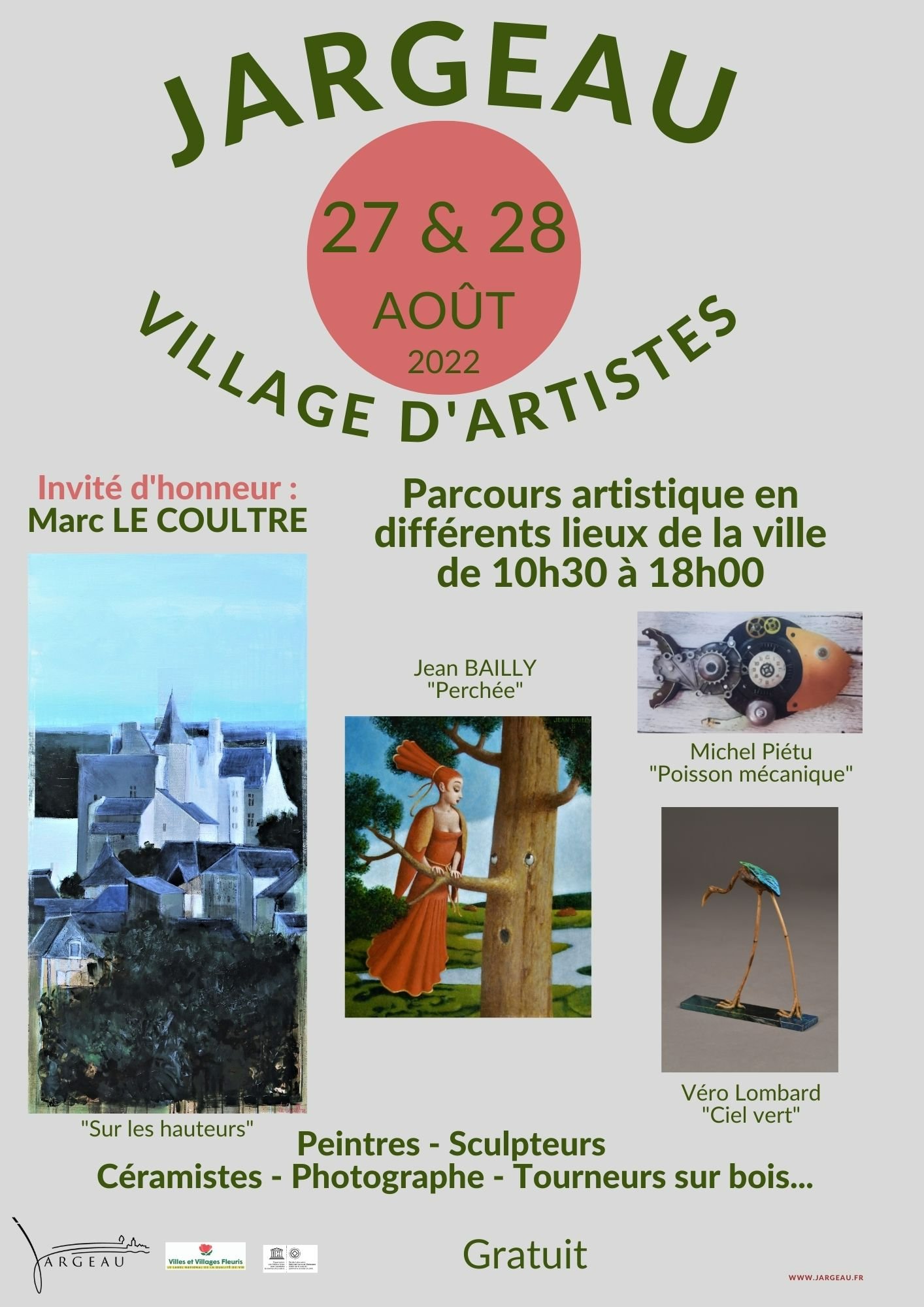 Village artistes Jargeau 28 08 2022