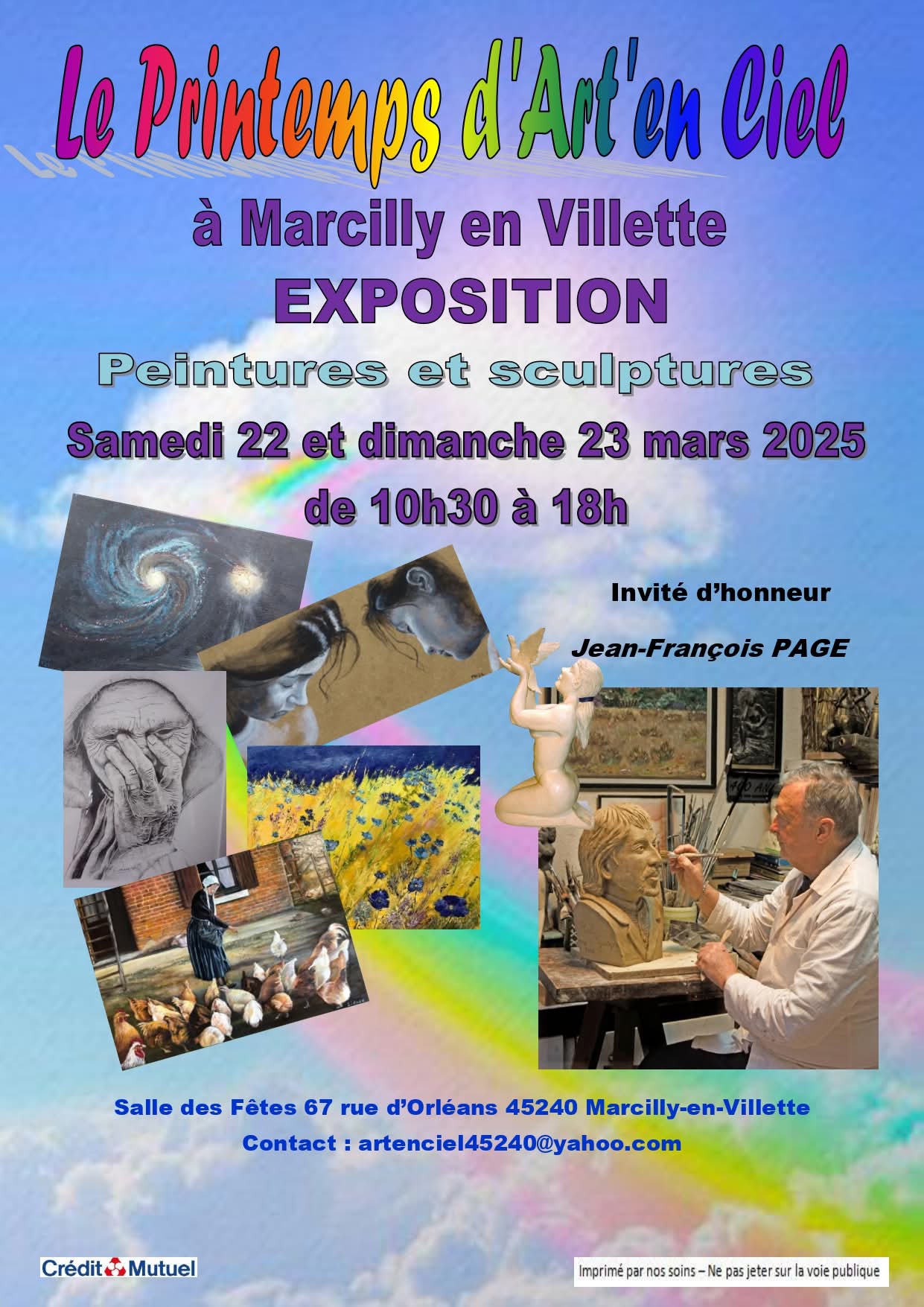 Expo peinture sculpture Marcilly 22 03 25