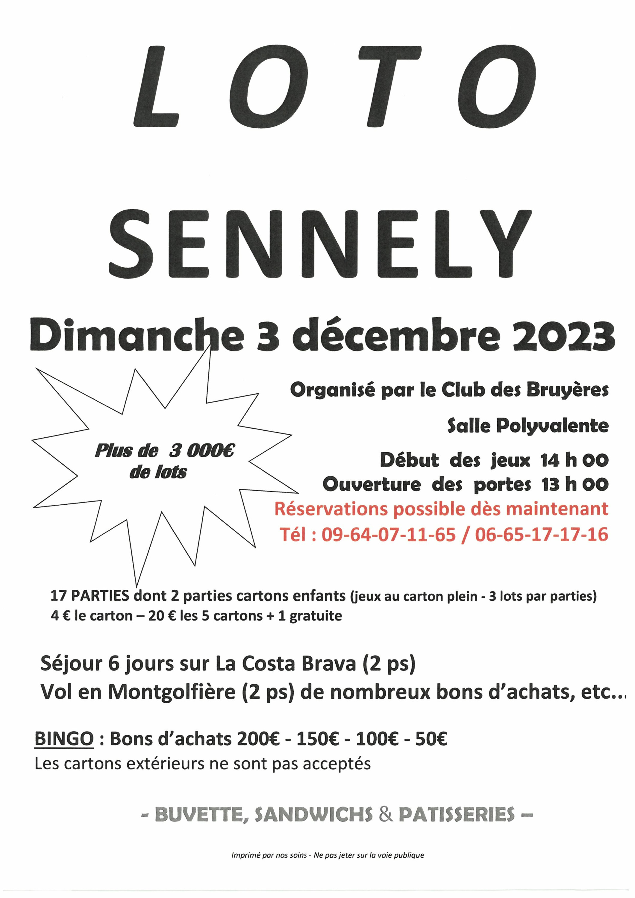 Loto Sennely 03 12 23