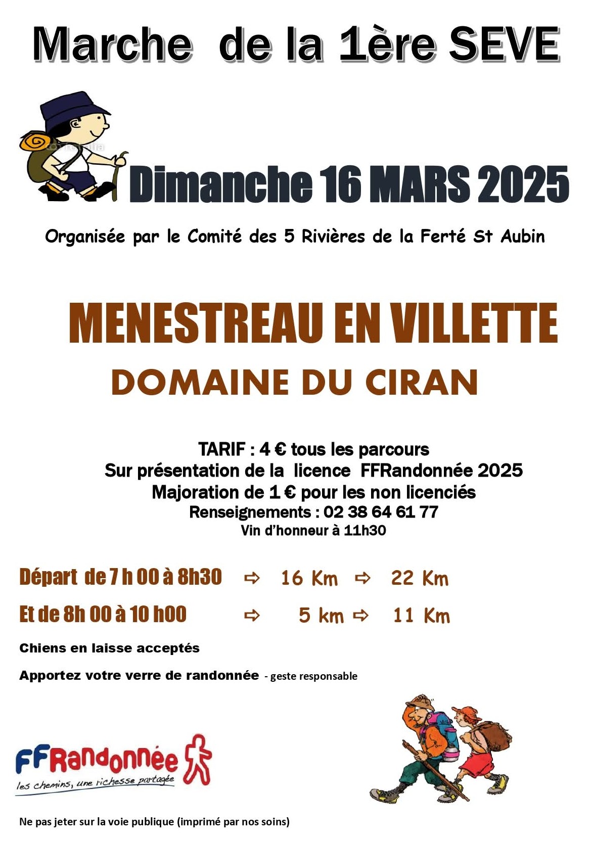 Marche de Seve Mesnestreau 16 03 25