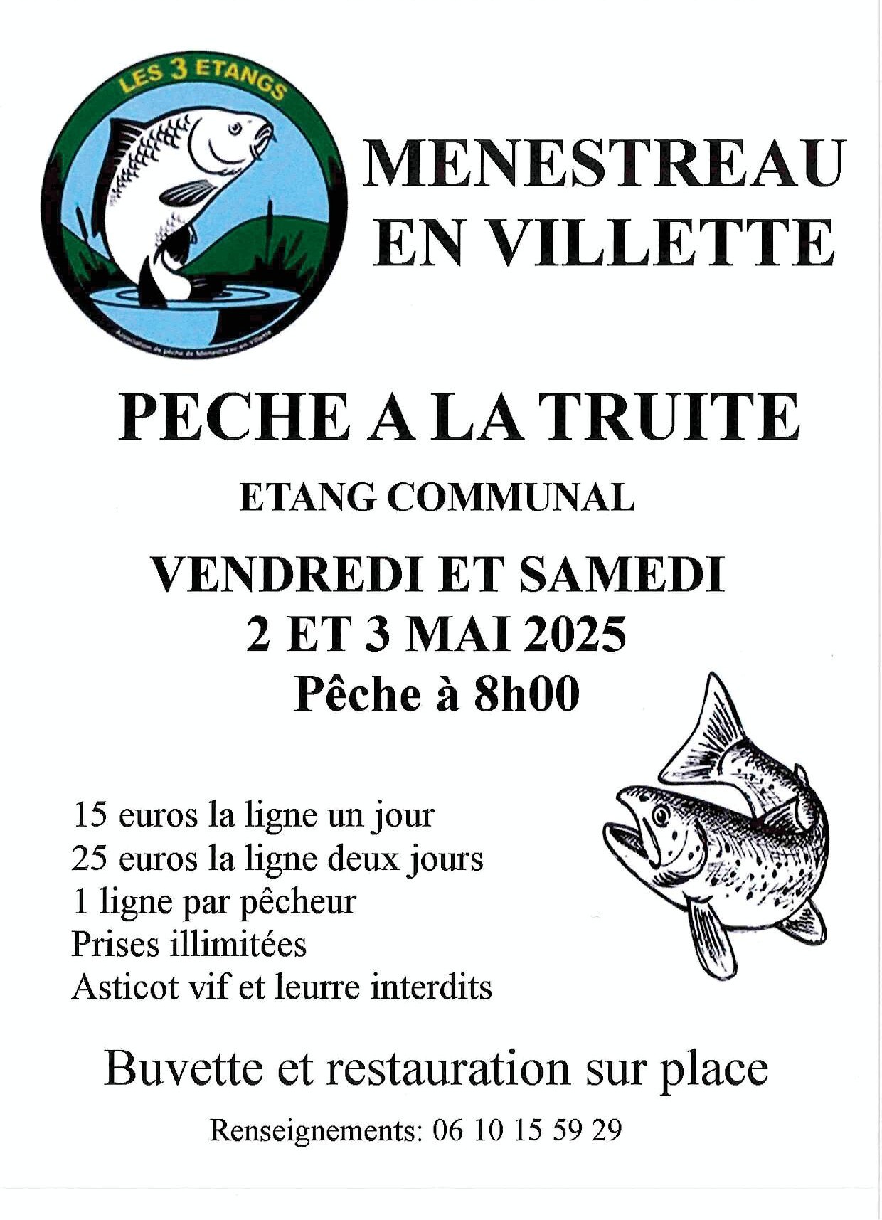 Peche Truite Menestreau 02 05 25