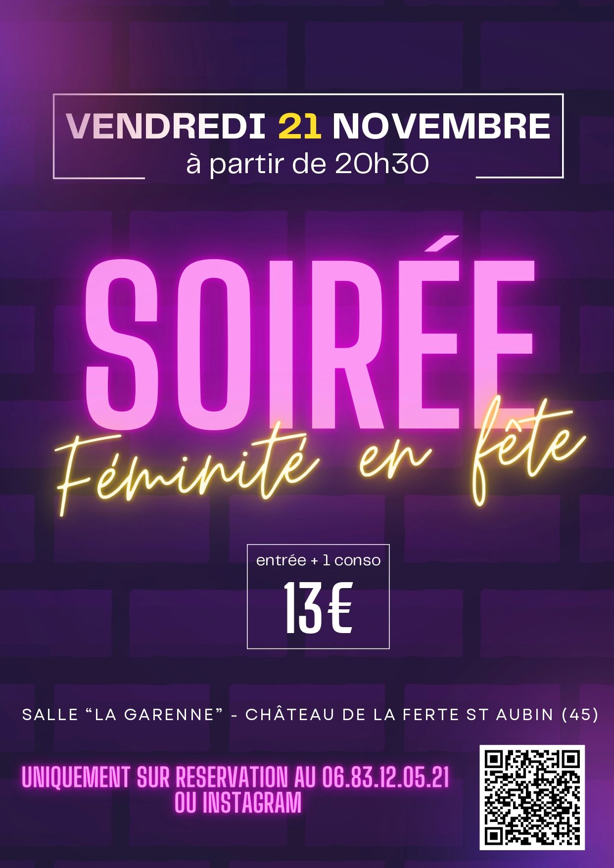 Soiree femenite 21 11 25