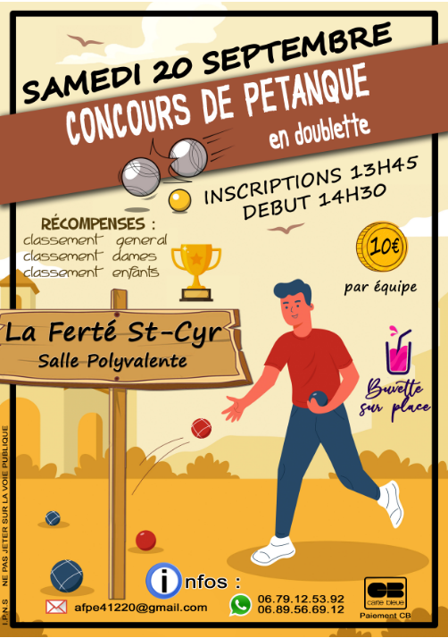 Concours de ptanque AFPE LFSC 20 09 25