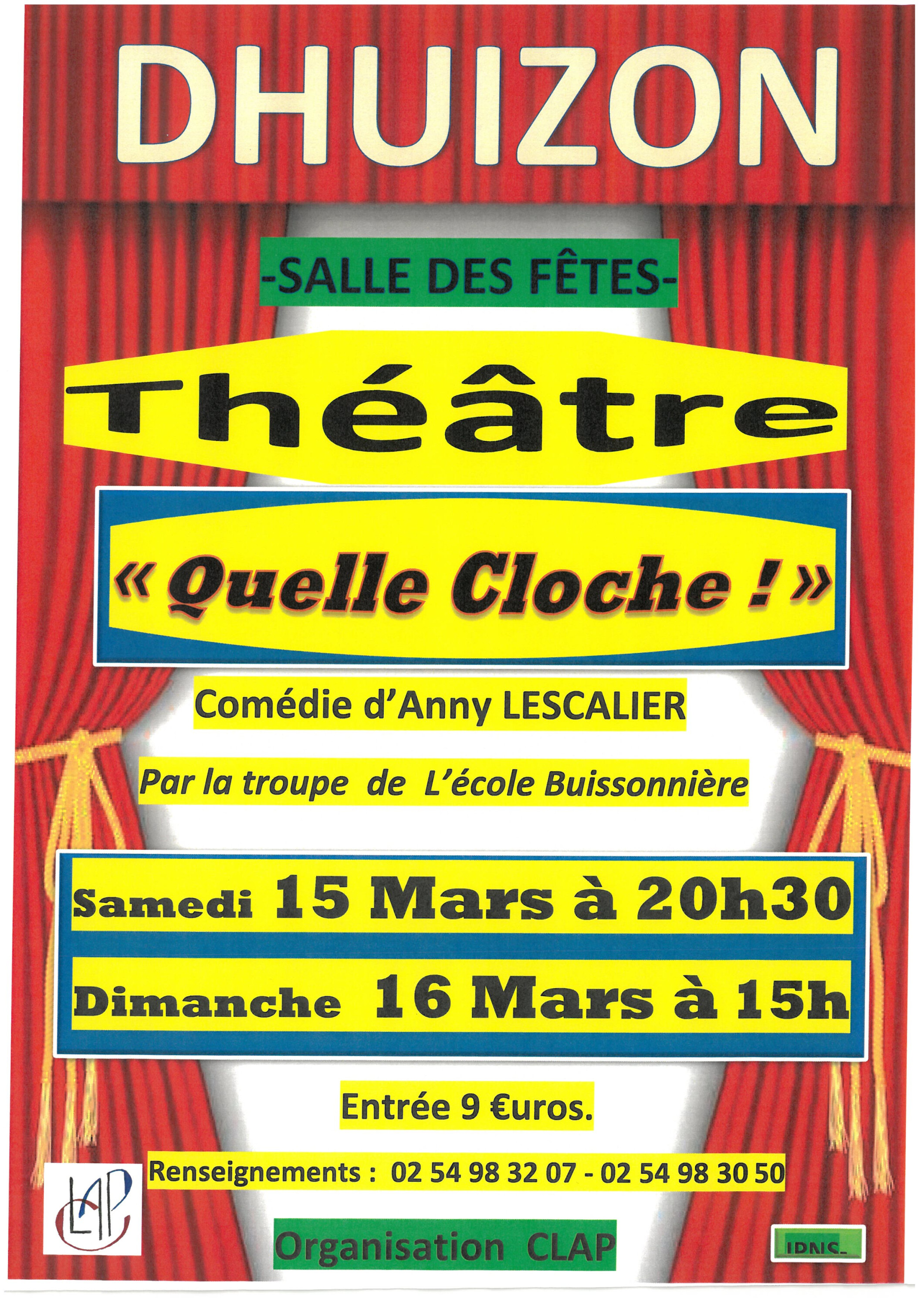 Quelle coche Theatre Dhuizon 15 03 25