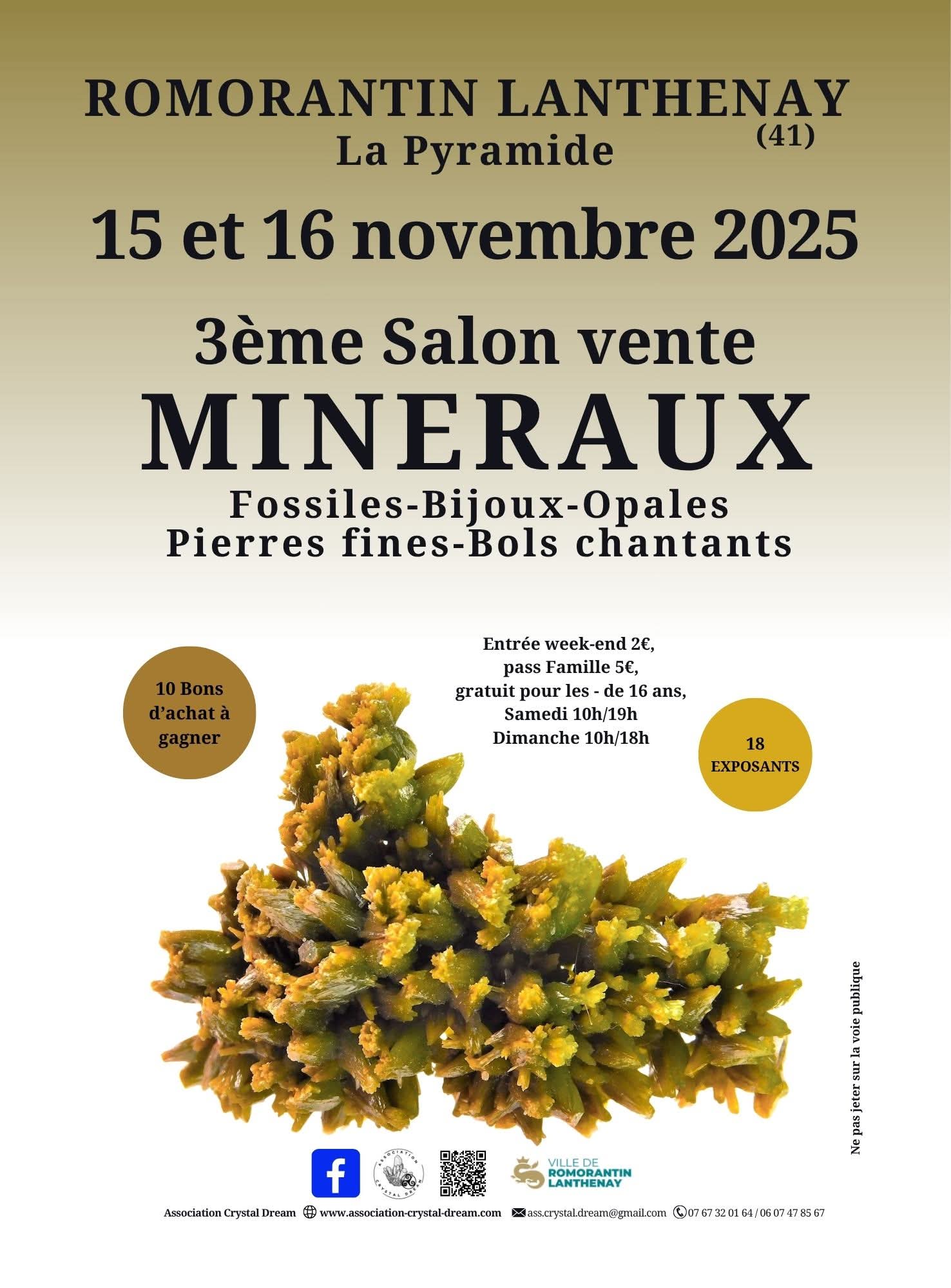 Salon mineraux Romo 15 11 25