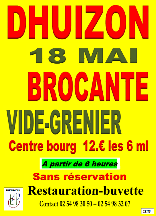 VG brocante Dhuizon 18 05 25