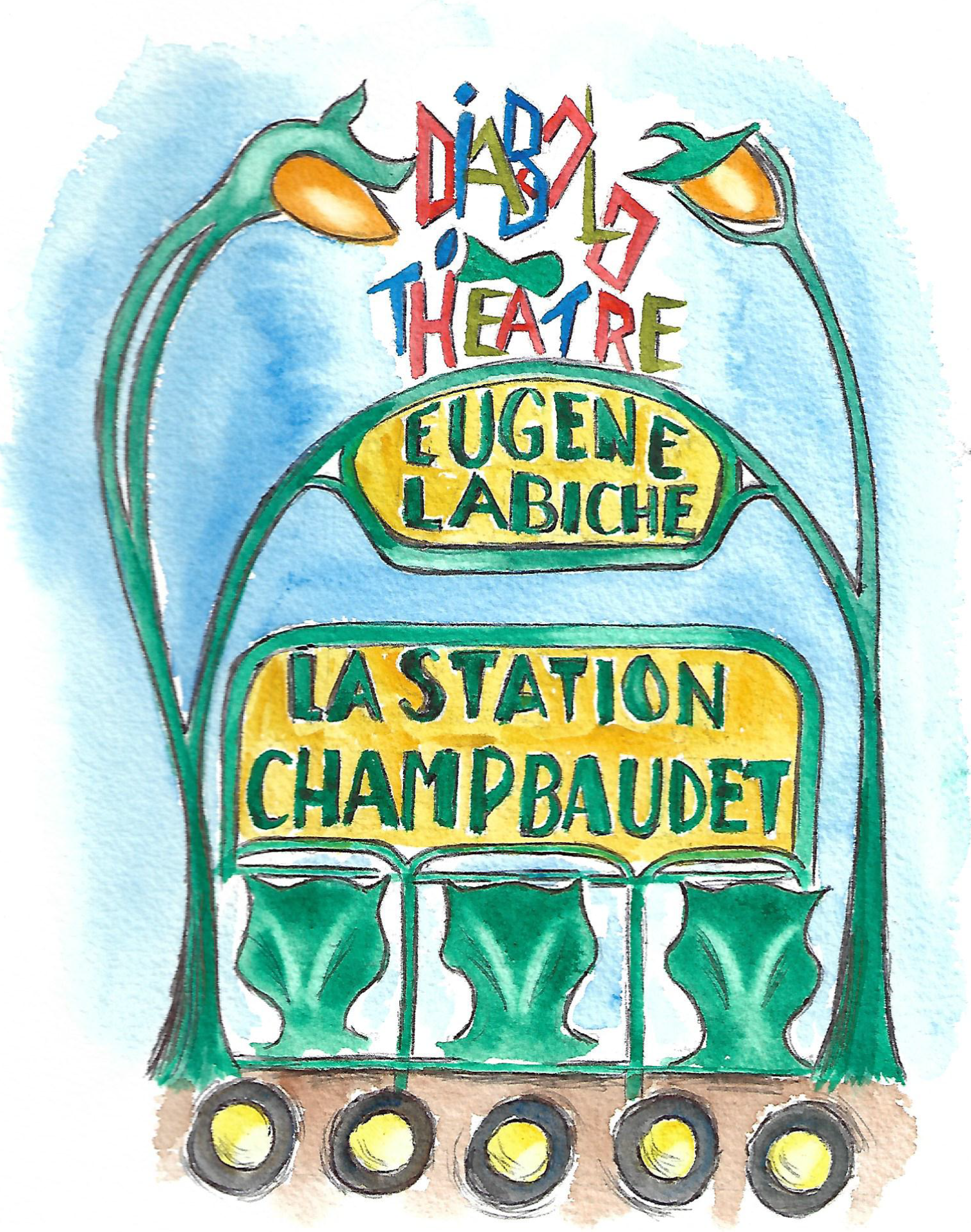 Affiche La station Champbaudet