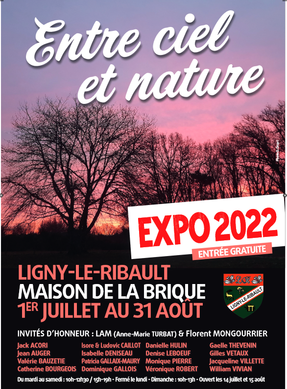 Affiche expo ete 2022 ciel et nature