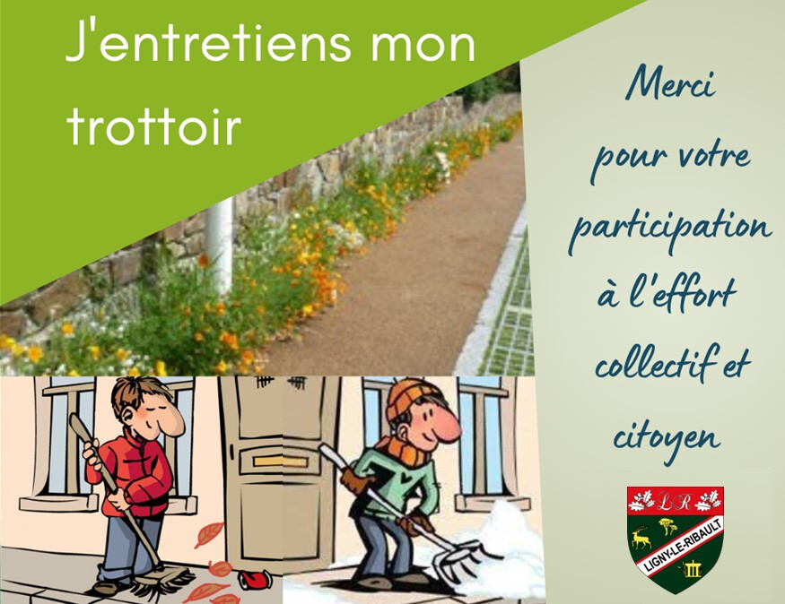 Entretien trottoirs