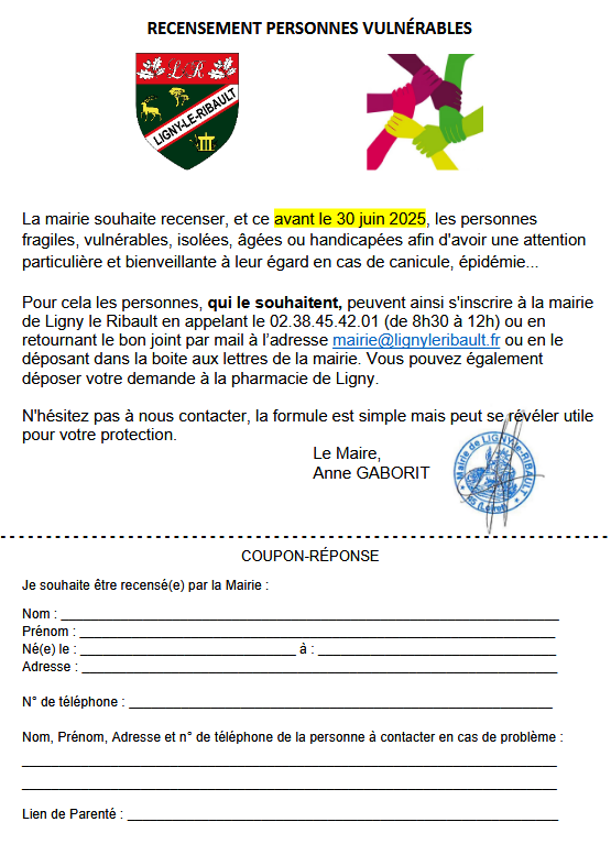 Recensement des personnes vulnerables 06 2025