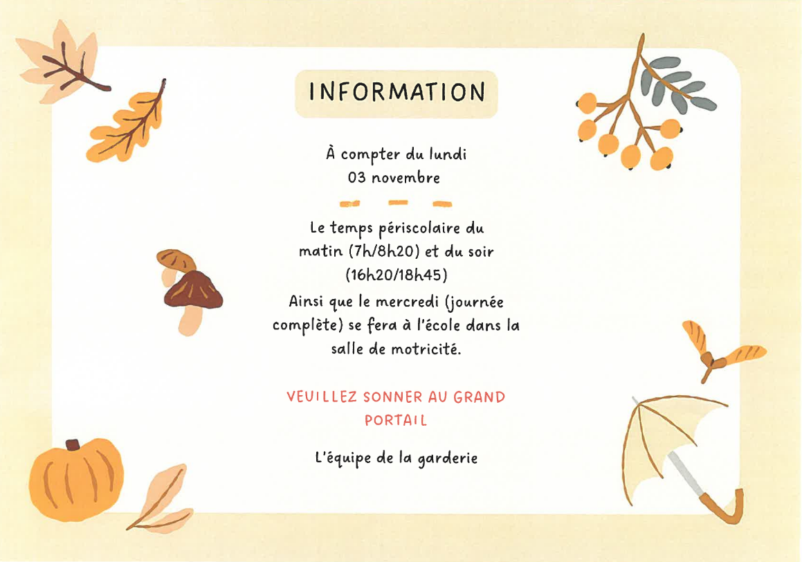 Temps periscolaire nov 2025