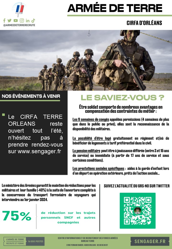 CIRFA TERRE Orlans Newsletter JUILLET 2023