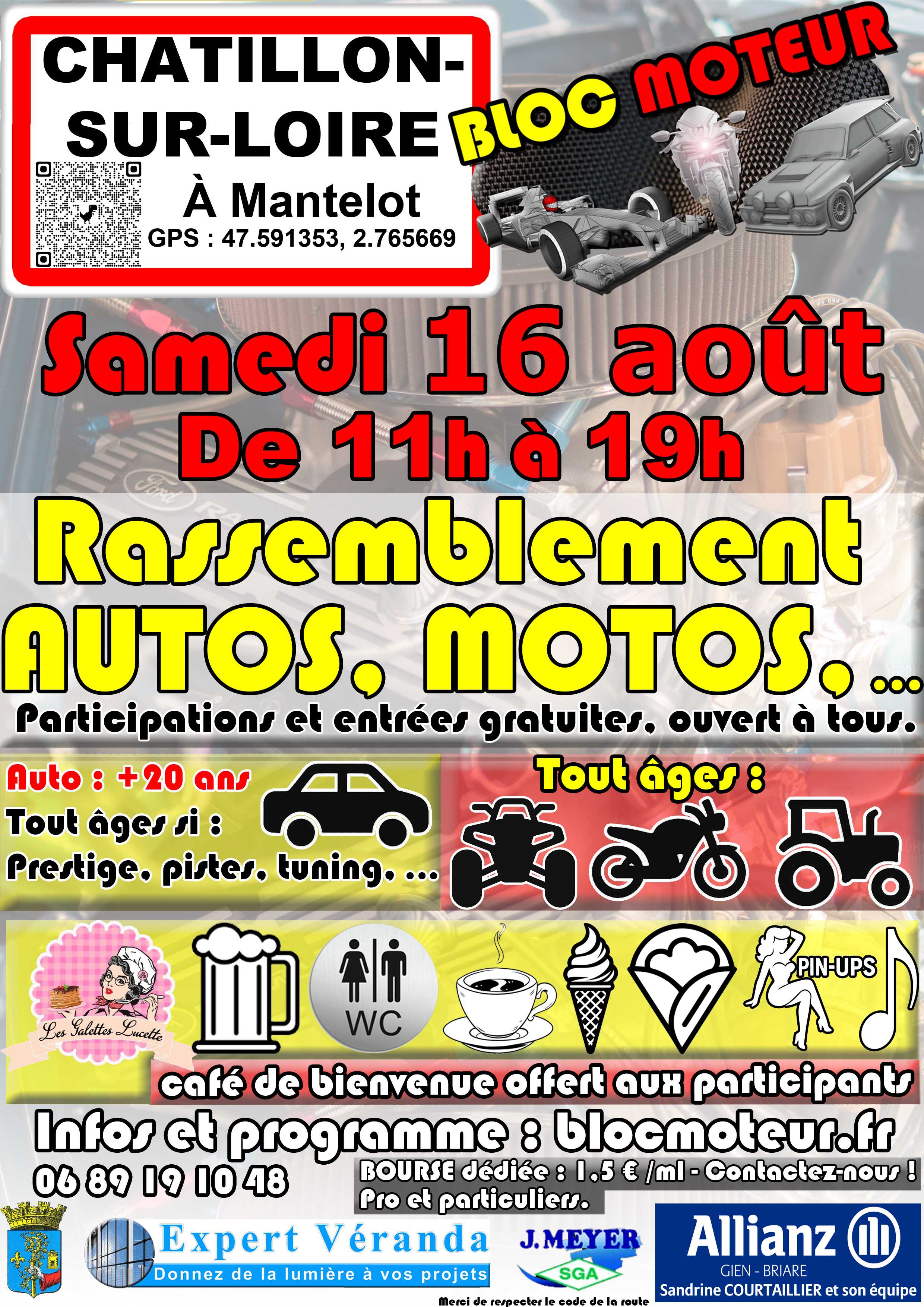 Rassemblements autos motos Chatillon 16 08 25