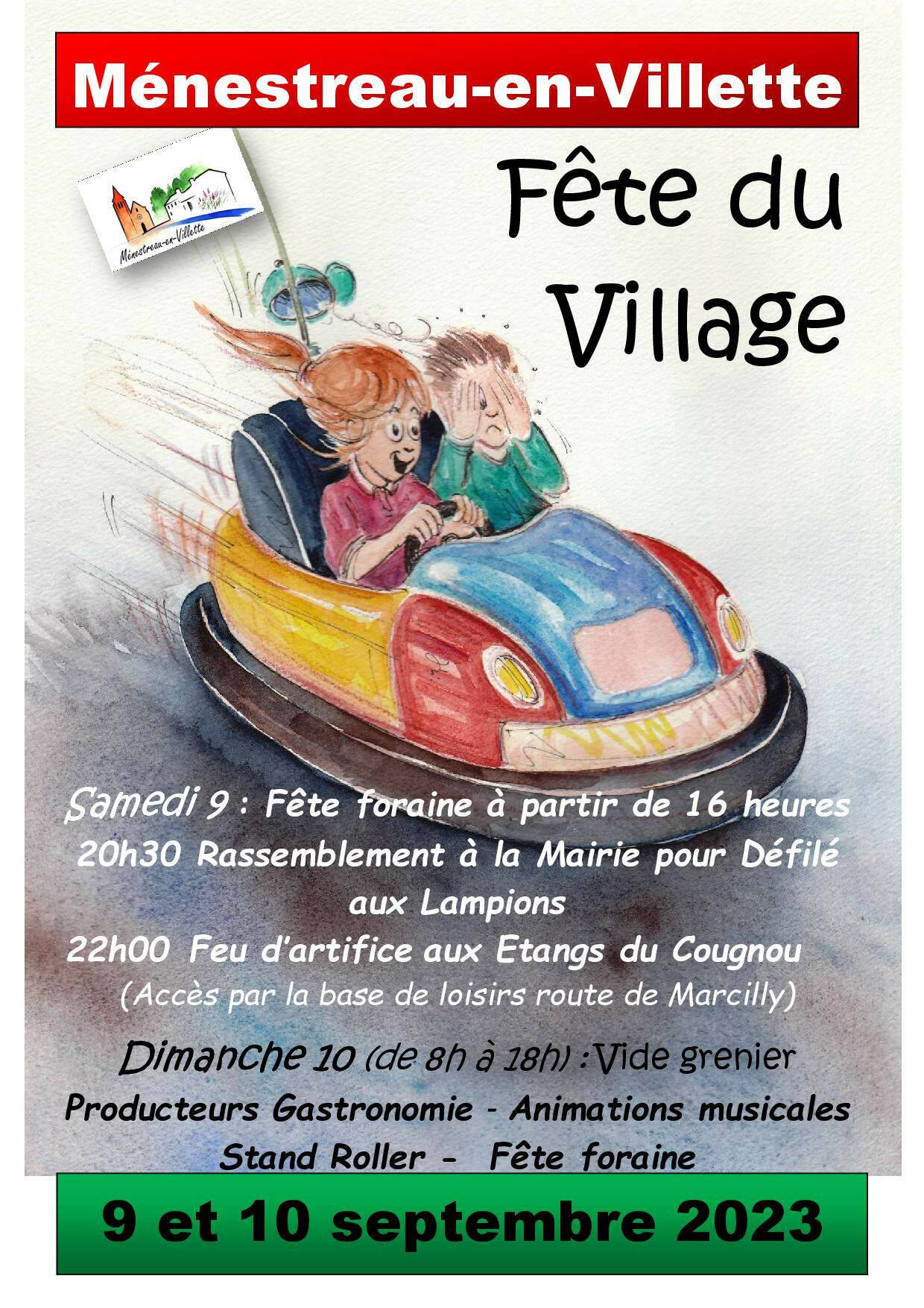 Fete du village menestreau 09 09 23