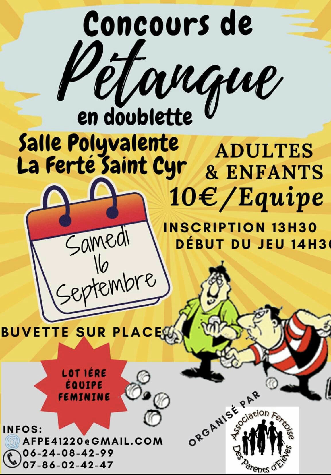 Concours petanque LFSC 16 09 2023