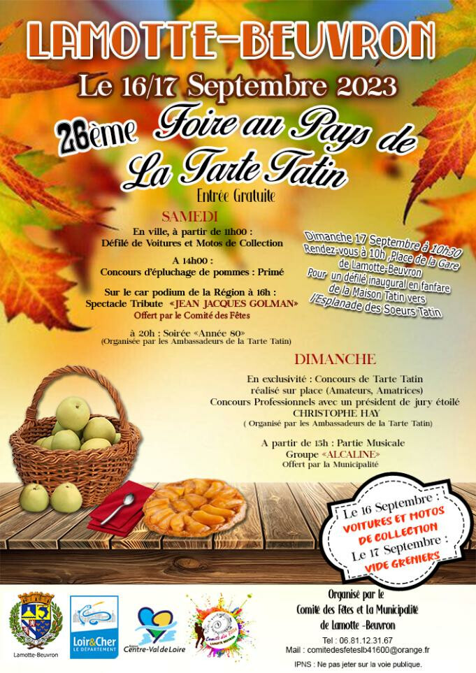 Foire au pays tarte tatin 09 2023