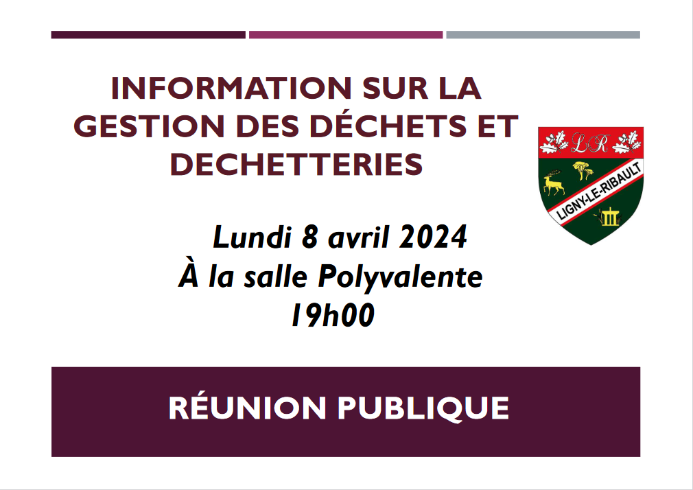 Affiche reunion pub